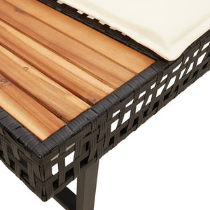 L-förmiges Gartensofa mit Kissen