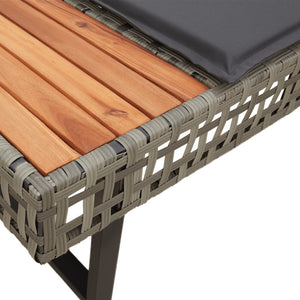 L-förmiges Gartensofa mit Kissen