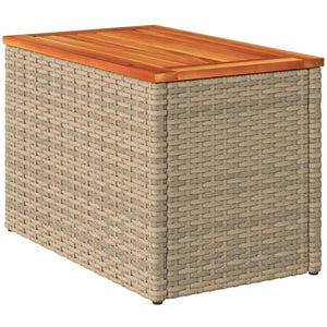 2er Set Beige Garten-Beistelltische