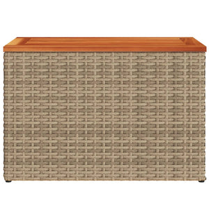 2er Set Beige Garten-Beistelltische