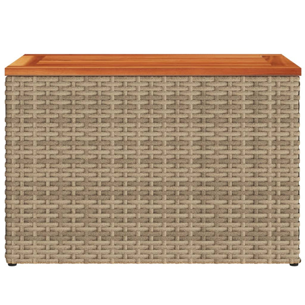 2er Set Beige Garten-Beistelltische