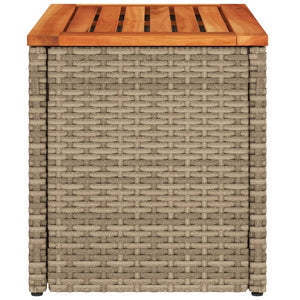 2er Set Beige Garten-Beistelltische