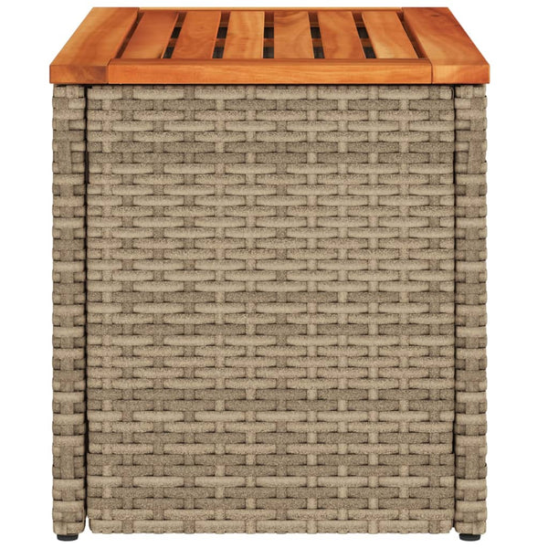 2er Set Beige Garten-Beistelltische