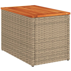 2er Set Beige Garten-Beistelltische