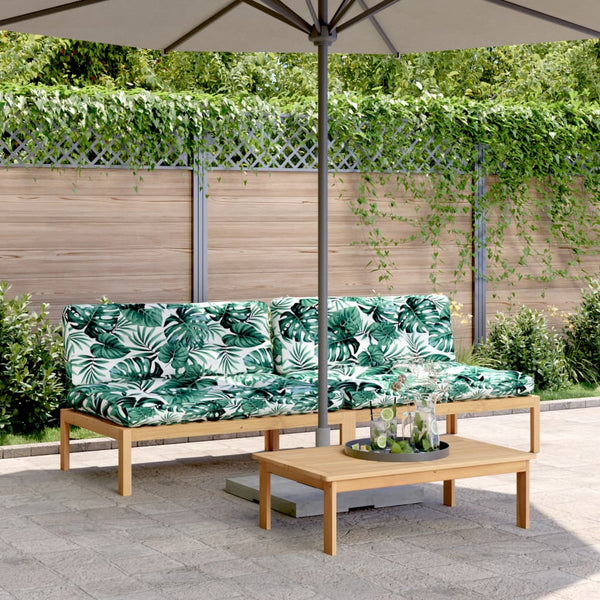 Garten Mittelsofas aus Paletten mit Kissen