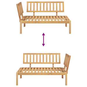 Garten Ecksofa aus Akazienholz