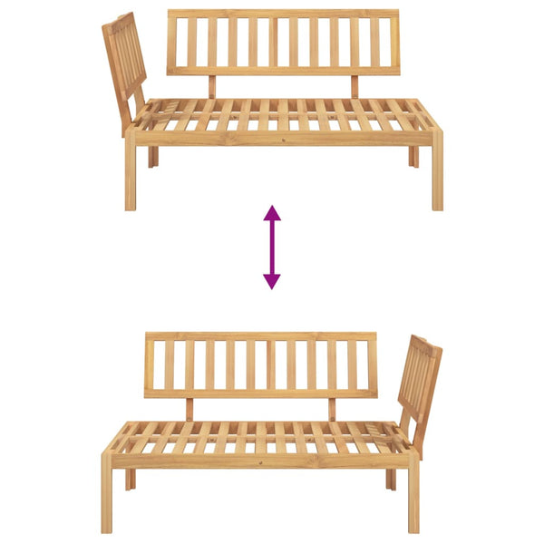 Garten Ecksofa aus Akazienholz