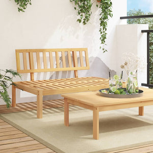 Garten Mittelsofa Akazie Massivholz