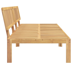 Garten Mittelsofas aus Paletten Akazie 2er Set