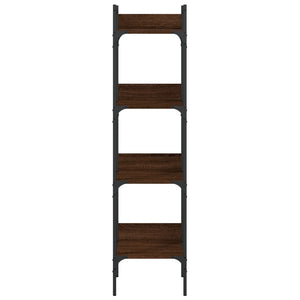 Bücherregal Braun Eichenoptik, 4 Böden