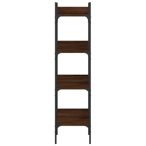 Bücherregal Braun Eichenoptik, 4 Böden