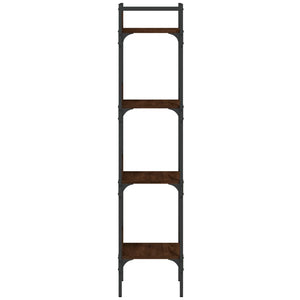 Bücherregal Braun Eichenoptik, 4 Böden