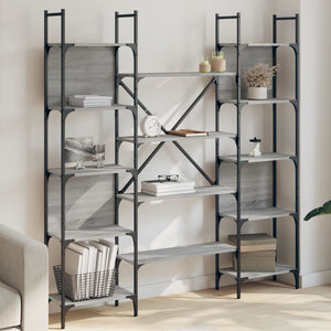 Bücherregal Grau Sonoma 155,5 cm