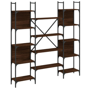 Bücherregal Braun Eichen-Optik 166,5 cm