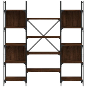 Bücherregal Braun Eichen-Optik 166,5 cm