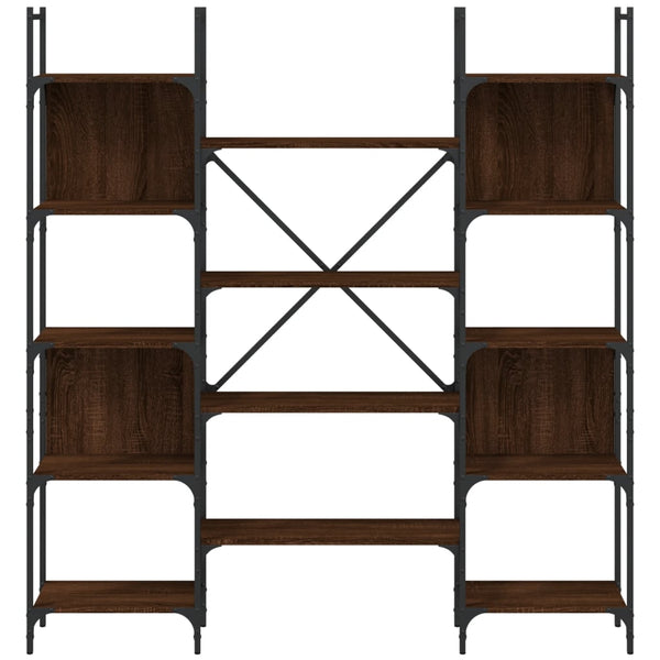Bücherregal Braun Eichen-Optik 166,5 cm