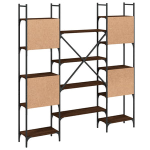 Bücherregal Braun Eichen-Optik 166,5 cm