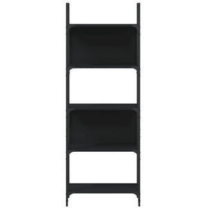 Bücherregal Schwarz mit 5 Böden