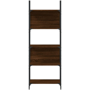 Bücherregal Braun Eichen-Optik, 5 Böden
