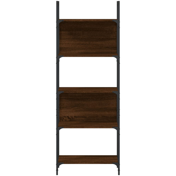 Bücherregal Braun Eichen-Optik, 5 Böden