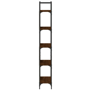 Bücherregal Braun Eichen-Optik, 5 Böden