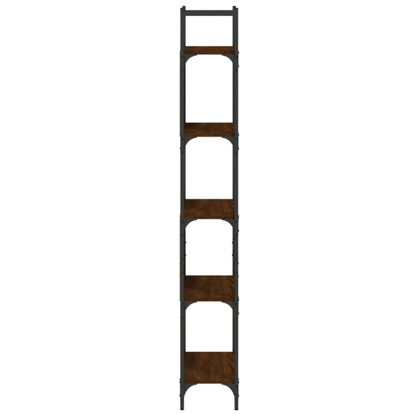 Bücherregal Braun Eichen-Optik, 5 Böden