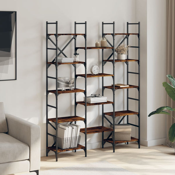 Bücherregal Räuchereiche 127,5 cm