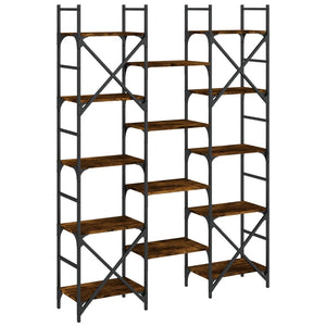 Bücherregal Räuchereiche 127,5 cm