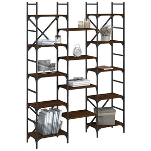Bücherregal Braun Eichenoptik