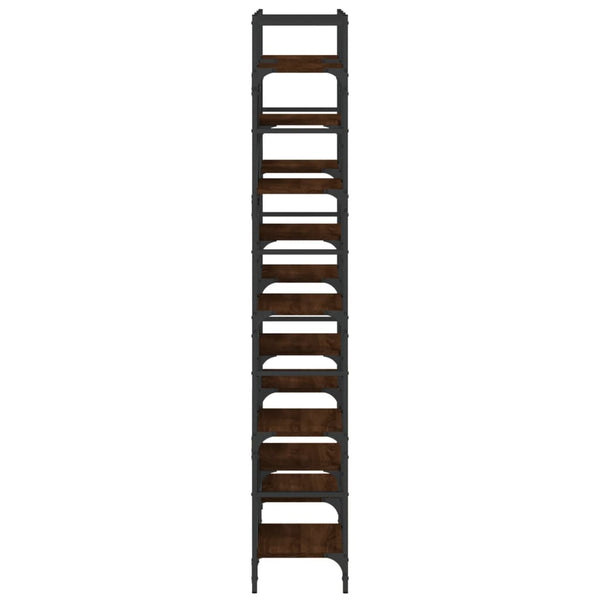 Bücherregal Braun Eichenoptik