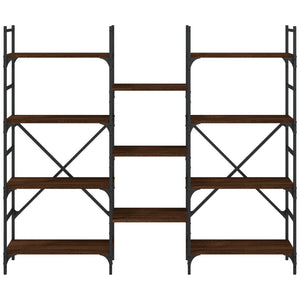 Bücherregal Braun Eichenoptik 160 cm