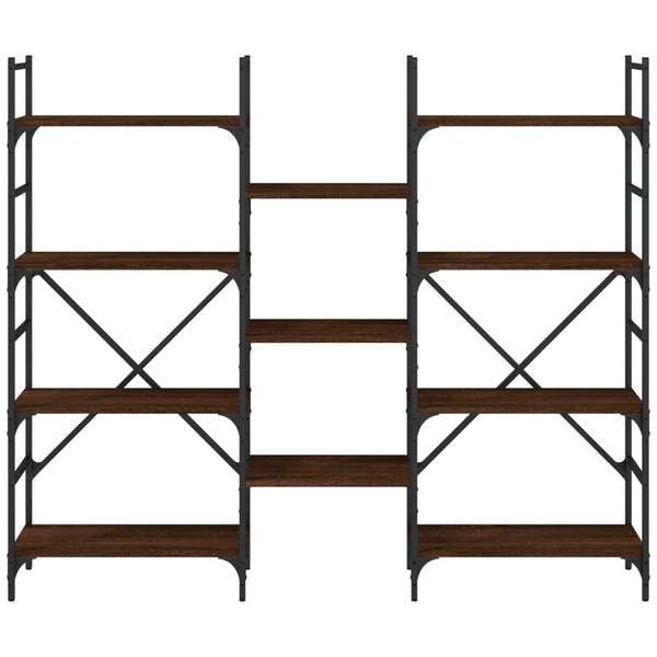 Bücherregal Braun Eichenoptik 160 cm