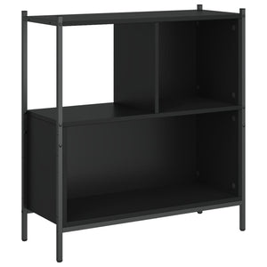 Schwarzes Bücherregal 72x28x77,5 cm