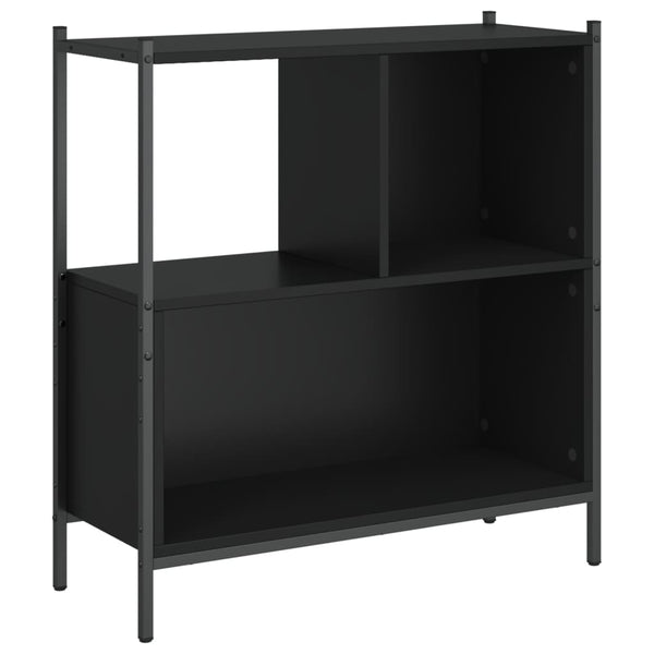 Schwarzes Bücherregal 72x28x77,5 cm