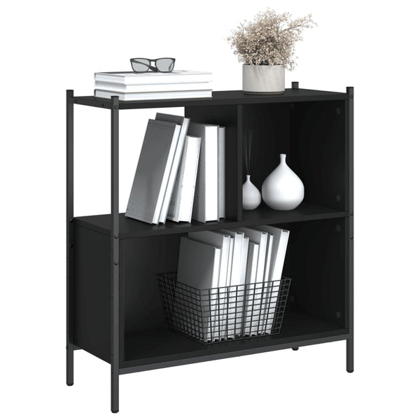 Schwarzes Bücherregal 72x28x77,5 cm