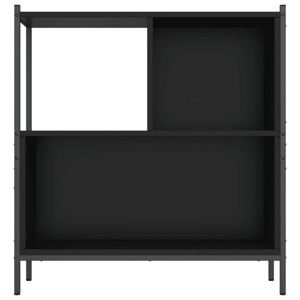 Schwarzes Bücherregal 72x28x77,5 cm