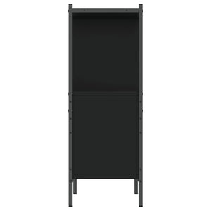 Schwarzes Bücherregal 72x28x77,5 cm