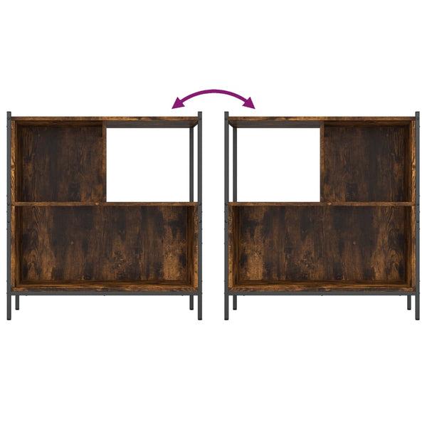 Bücherregal Räuchereiche 72 cm