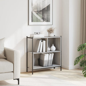 Bücherregal Grau Sonoma 72x28x77,5 cm
