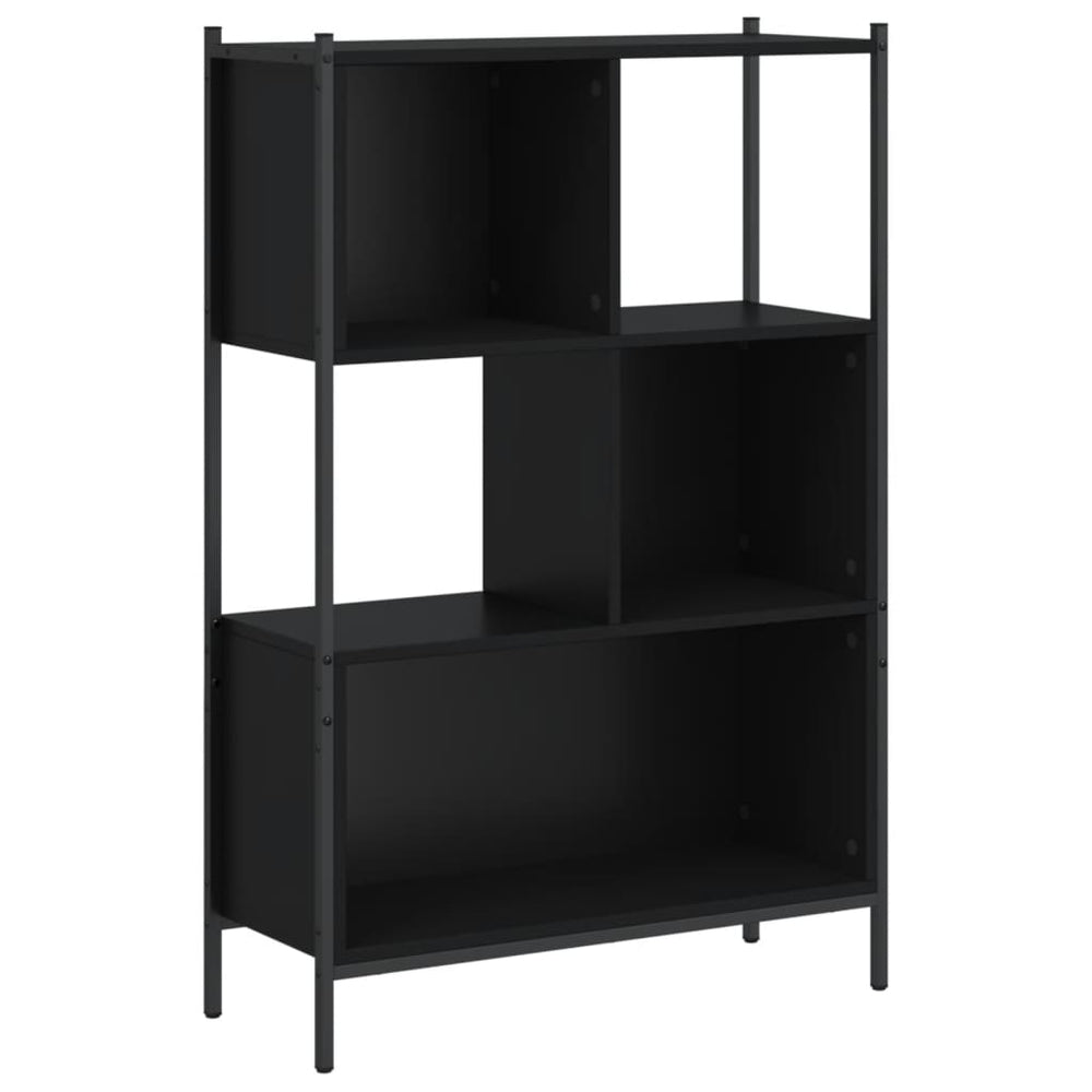 vidaXL Bibliothèque noir 72x28x109 cm Bois d'ingénierie