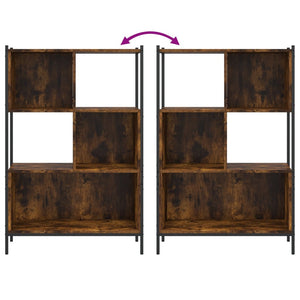 Bücherregal Räuchereiche 72x28x109 cm