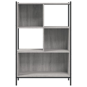 Bücherregal Grau Sonoma 72x28x109 cm