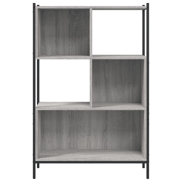 Bücherregal Grau Sonoma 72x28x109 cm