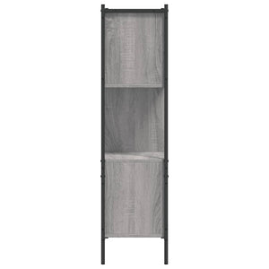Bücherregal Grau Sonoma 72x28x109 cm