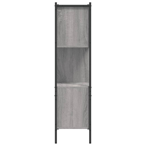 Bücherregal Grau Sonoma 72x28x109 cm