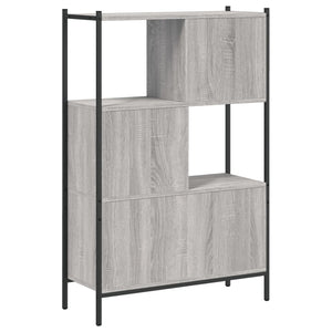 Bücherregal Grau Sonoma 72x28x109 cm