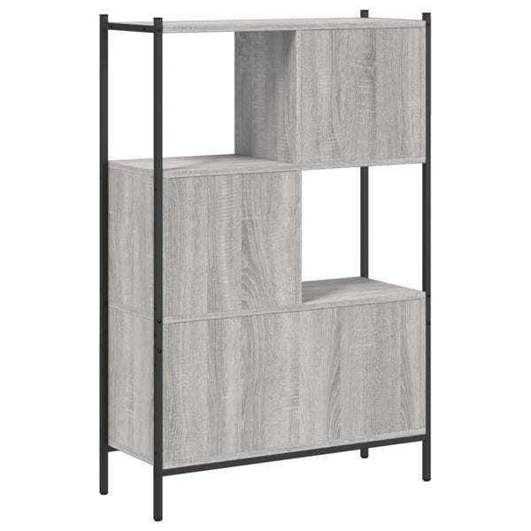 Bücherregal Grau Sonoma 72x28x109 cm