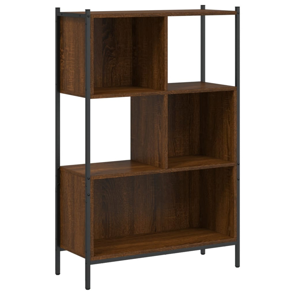 vidaXL Bibliothèque Chêne marron aspect bois 72x28x109 cm Bois d'ingénierie