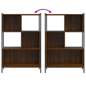 Bücherregal Braun Eichenoptik 109cm