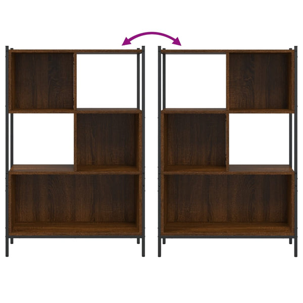 Bücherregal Braun Eichenoptik 109cm